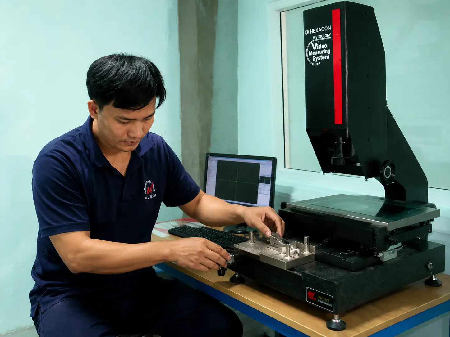 Đo kiểm kích thước sản phẩm bằng hệ thống VMS tại An Việt